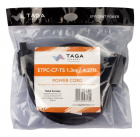 TAGA Harmony ETPC-C7 strömkabel med C7-kontakt, 1.3 meter TAGA Harmony ETPC-C7 strömkabel med C7-kontakt, 1.3 meter