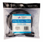 TAGA Harmony ETPC-TS strmkabel med C15-kontakt, 1.2 meter