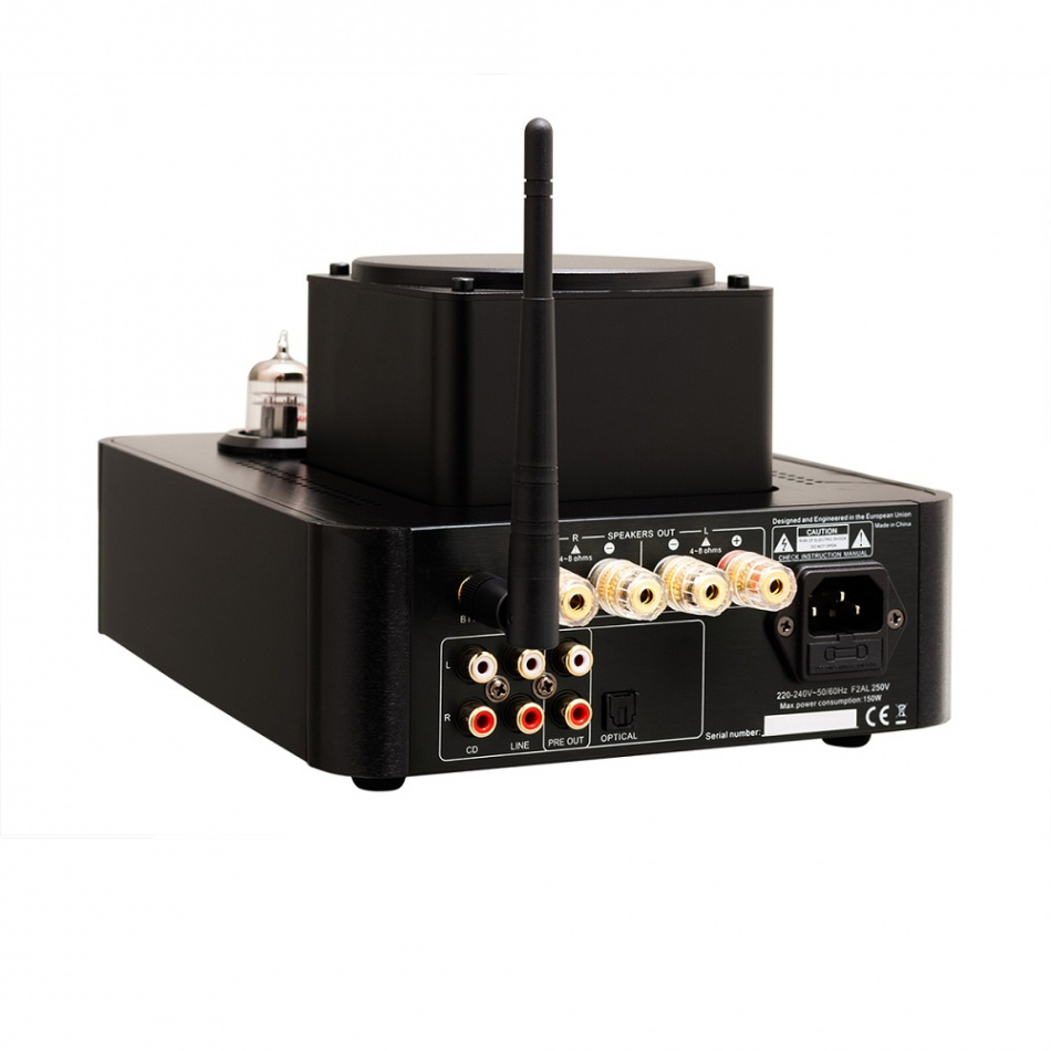 TAGA Harmony HTA-700B v3 rörbestyckad stereoförstärkare med Bluetooth, svart