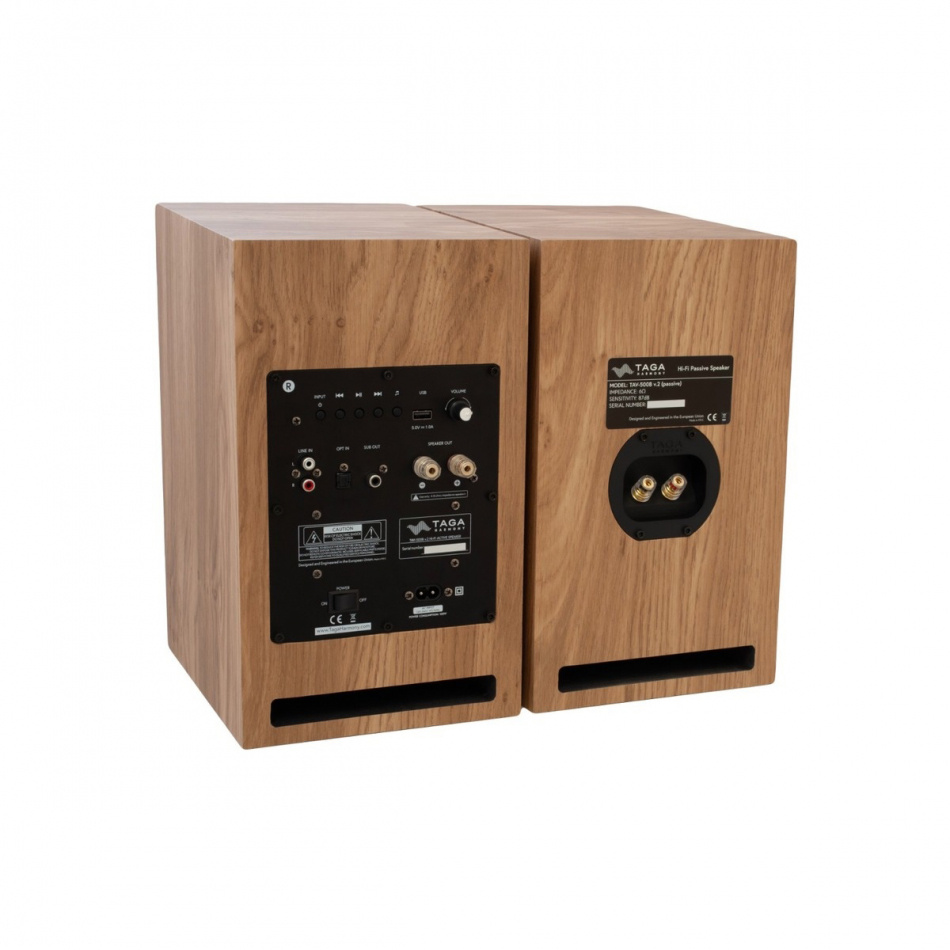 TAGA Harmony TAV-500B v2 aktiva stereohögtalare med Bluetooth, ek par