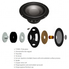 TAGA Harmony TAV-500B v2 aktiva stereohögtalare med Bluetooth, valnöt par TAGA Harmony TAV-500B v2 aktiva stereohögtalare med Bluetooth, valnöt par