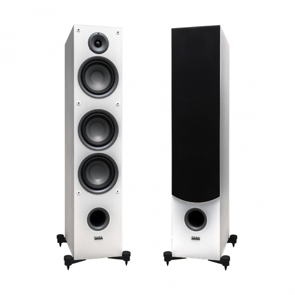 Taga Harmony TAV-607F golvhögtalare, vitt par