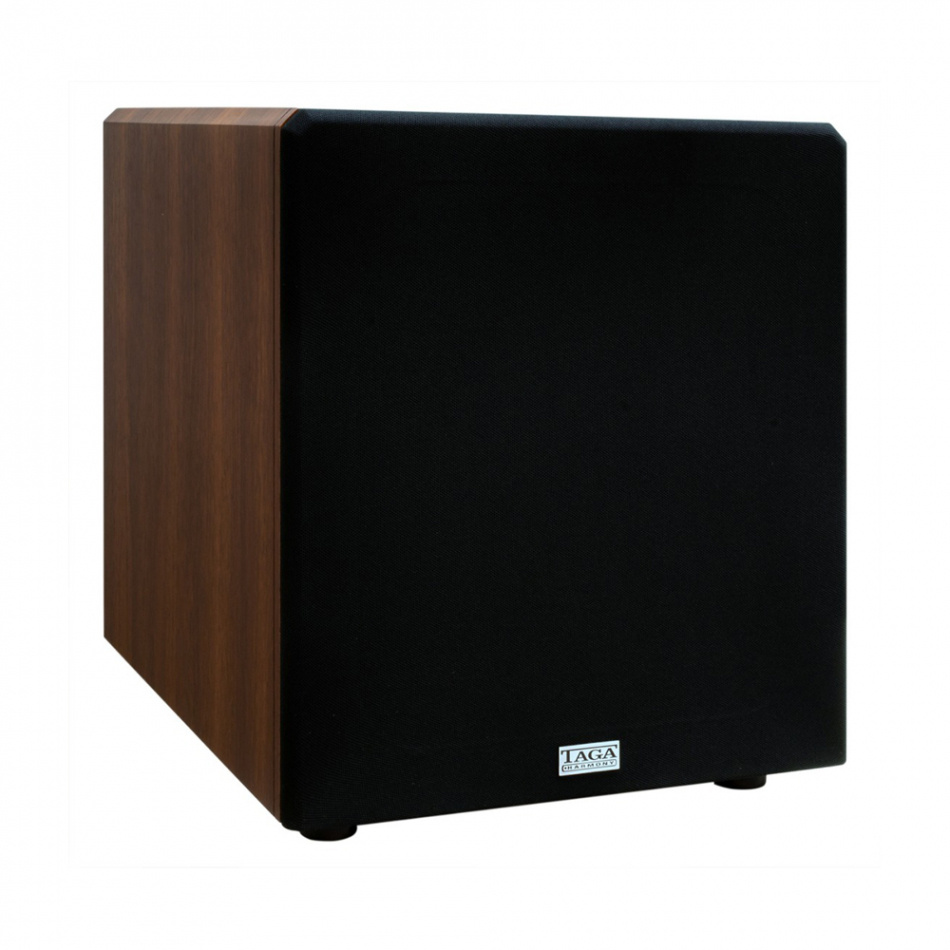 Taga Harmony TSW-90 v4 aktiv subwoofer, valnöt