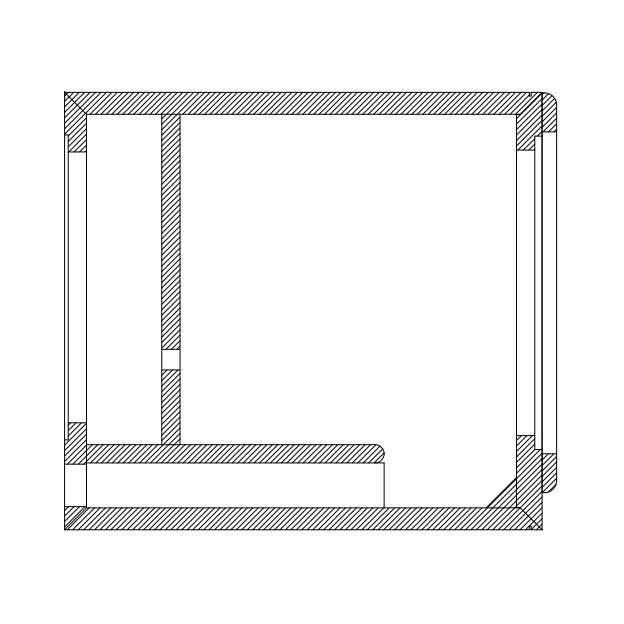 Taga Harmony TSW-90 v4 aktiv subwoofer, vit