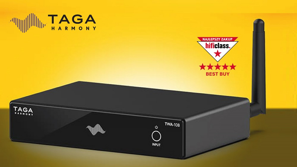 TAGA Harmony TWA-10B nätverkssteamer med Tidal Connect, svart