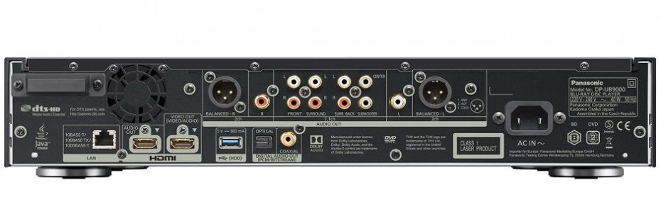 Panasonic DP-UB9000 AG1 Ultra HD BluRay-spelare med XLR-stereoutgång