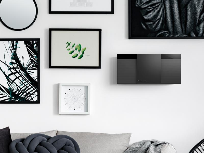 Panasonic SC-H200 mikrosystem med Bluetooth, CD & radio, svart