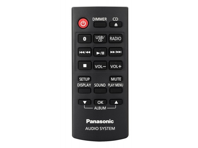 Panasonic SC-H200 mikrosystem med Bluetooth, CD & radio, vitt