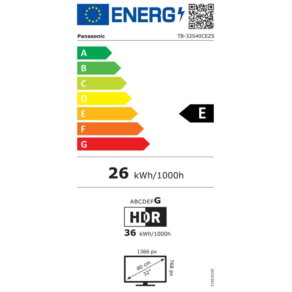 Panasonic TB-32S40CEZS, 32-tums HD LED-TV med TiVo