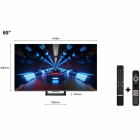 TCL 65C735 Ultra HD 4K QLED Google-TV, 65 tum