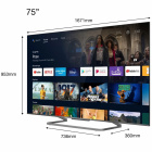 TCL 75C728 Ultra HD 4K QLED Android-TV, 75 tum