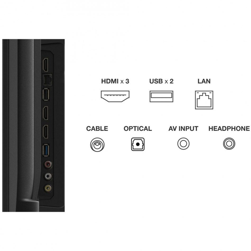 TCL 75P735, Ultra HD 4K HDR QLED-TV med Google 75-tum