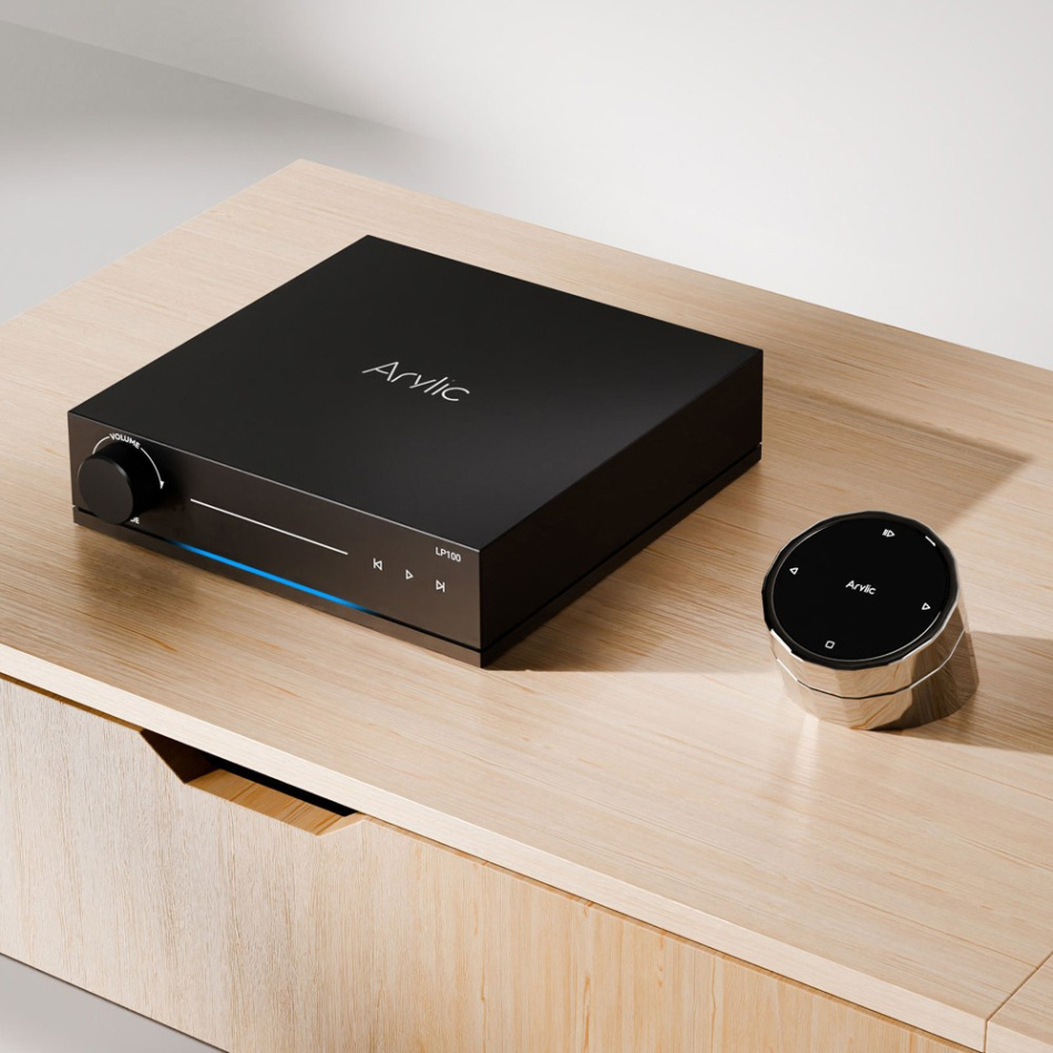 Arylic LP100 nätverksstreamer med AirPlay 2, Google Cast, HDMI & RIAA-steg