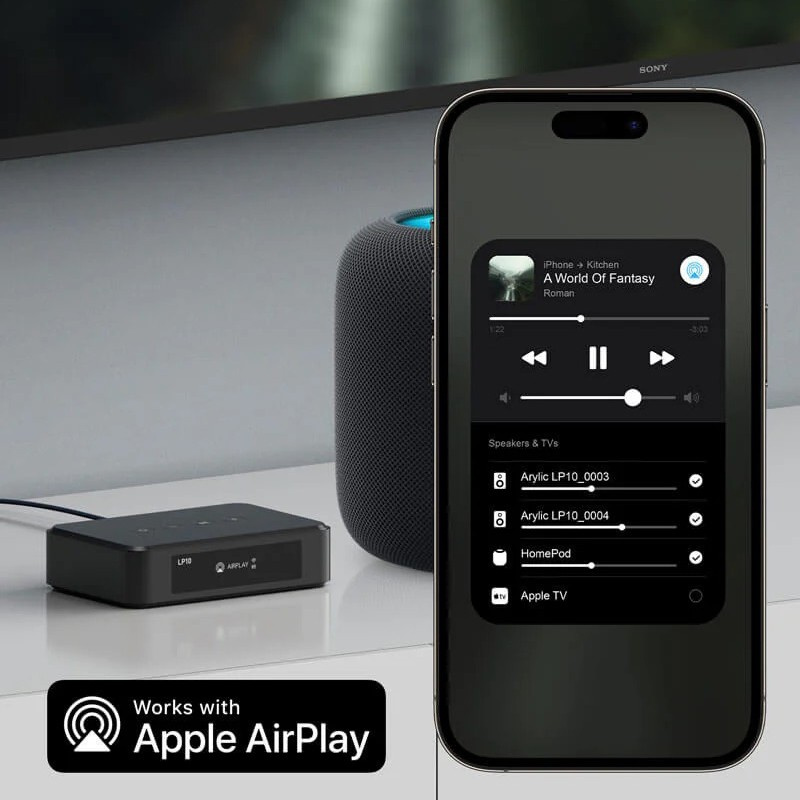 Arylic LP10 nätverksstreamer med AirPlay 2 & Google Cast