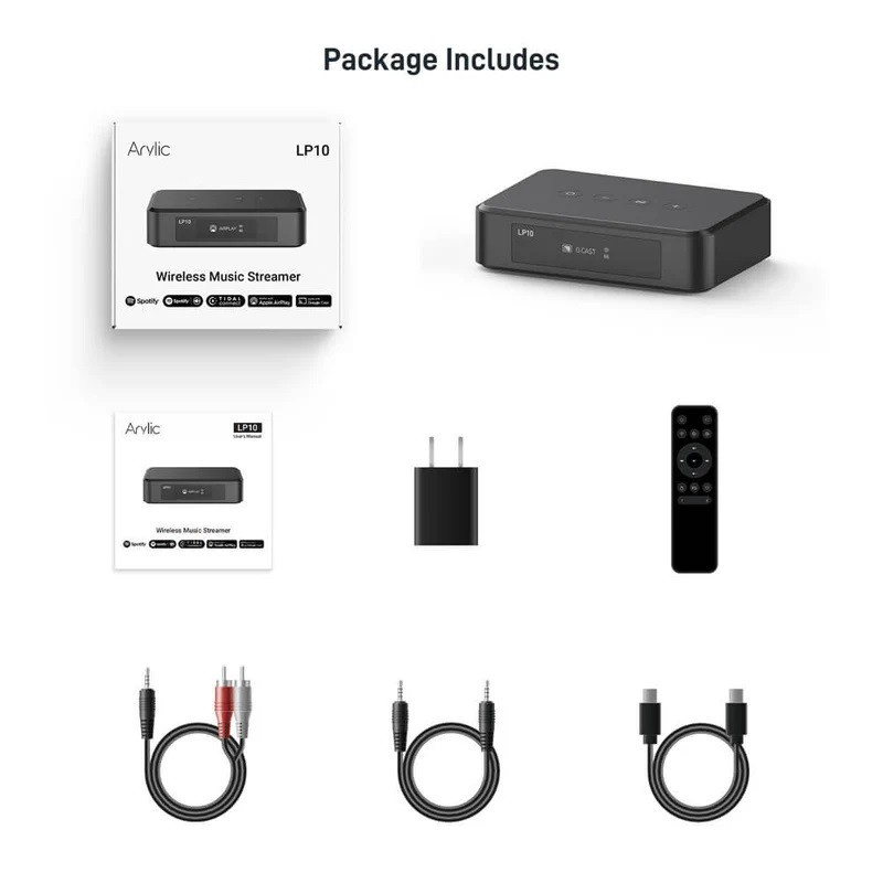 Arylic LP10 nätverksstreamer med AirPlay 2 & Google Cast
