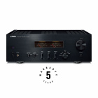 Yamaha A-S1200 stereoförstärkare med VU-mätare & Vintage-design, svart Yamaha A-S1200 stereoförstärkare med VU-mätare & Vintage-design, svart