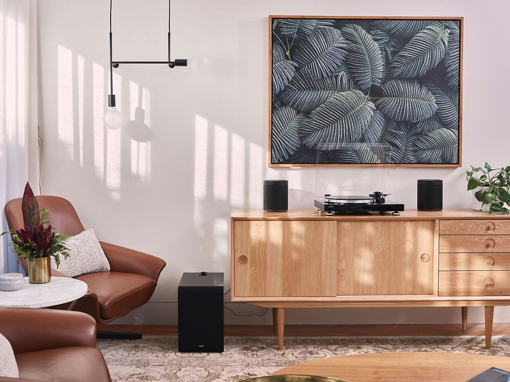 Yamaha MusicCast Vinyl 500 vinylspelare med nätverk, svart