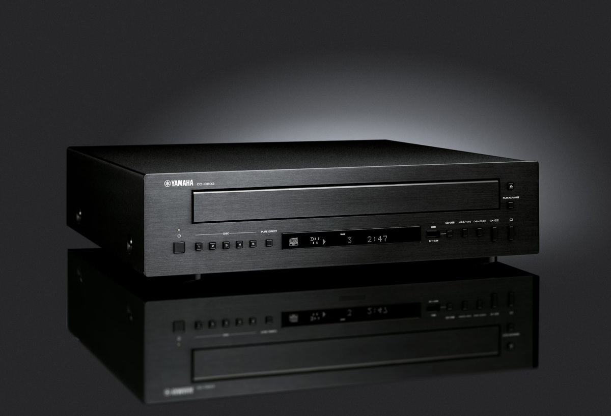 Yamaha CD-C603 CD-växlare, svart