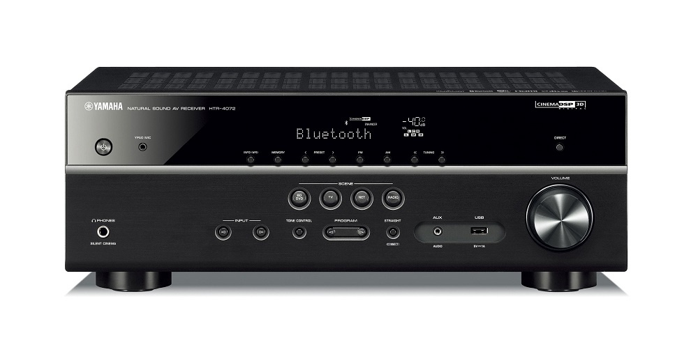 Yamaha HTR-4072 bioförstärkare, svart