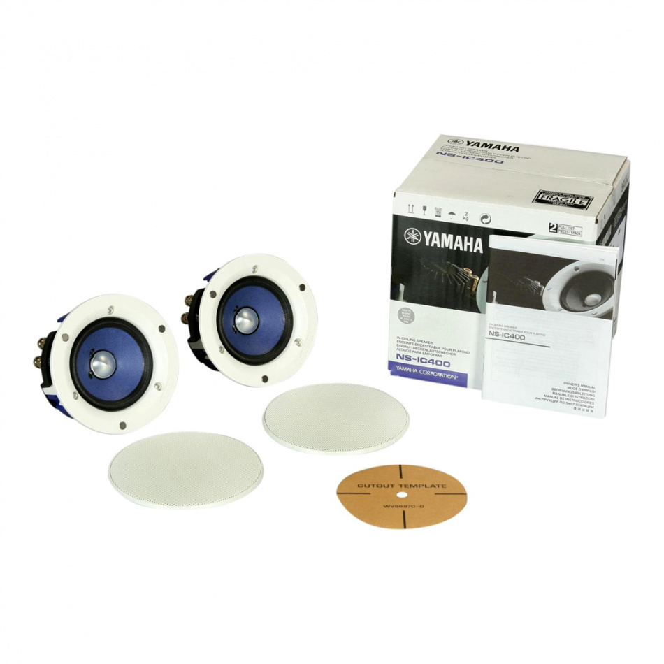 Yamaha NS-IC400 Infällnadshögtalare för tak, par