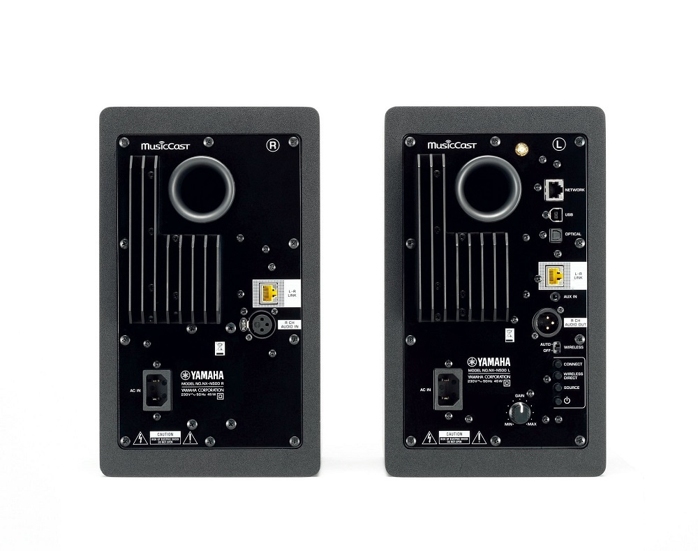 Yamaha MusicCast NX-N500 aktiva högtalare med nätverk, svart par