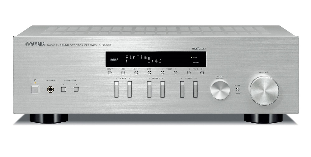 Yamaha R-N303D nätverksreceiver, silver