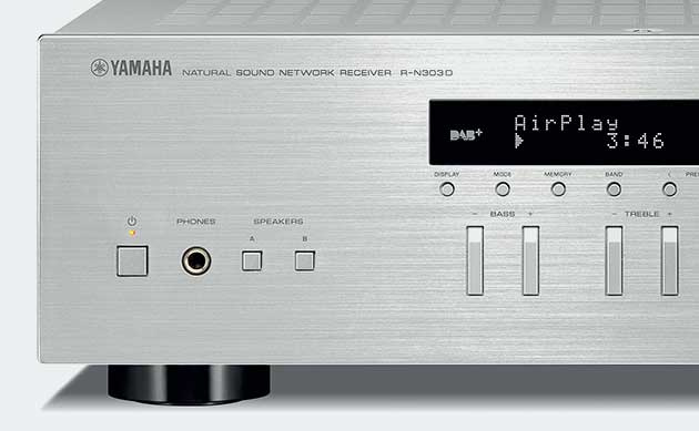 Yamaha R-N303D nätverksreceiver, silver