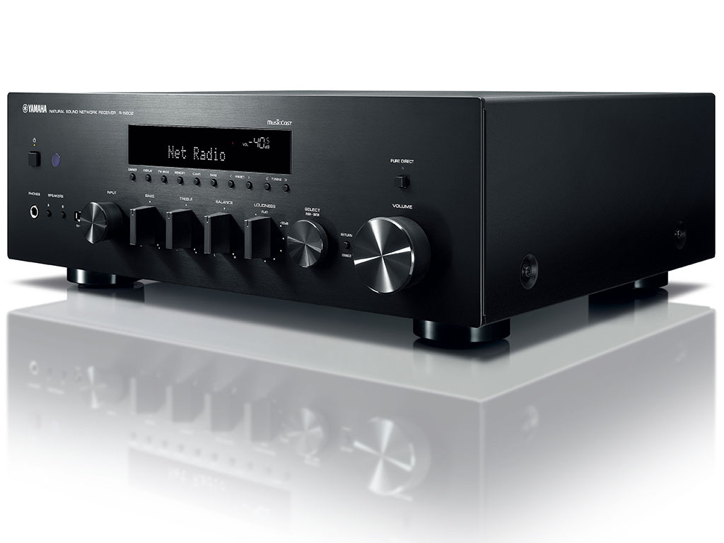 Yamaha MusicCast R-N602 receiver med nätverk, svart