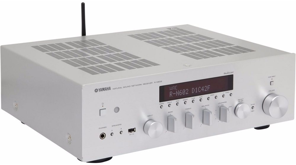 Yamaha MusicCast R-N602 receiver med nätverk, silver