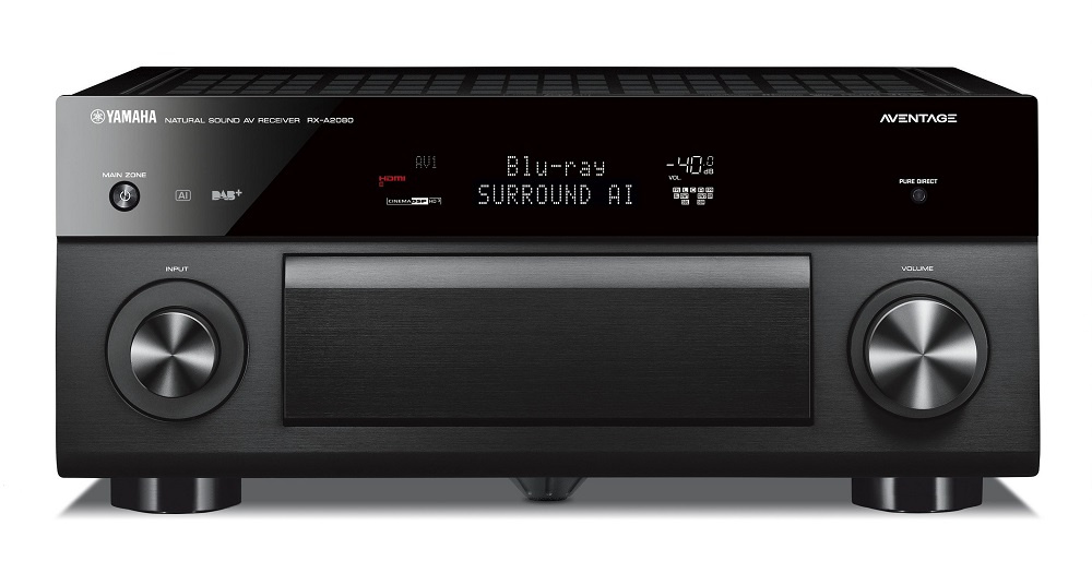 Yamaha RX-A2080 bioförstärkare, svart
