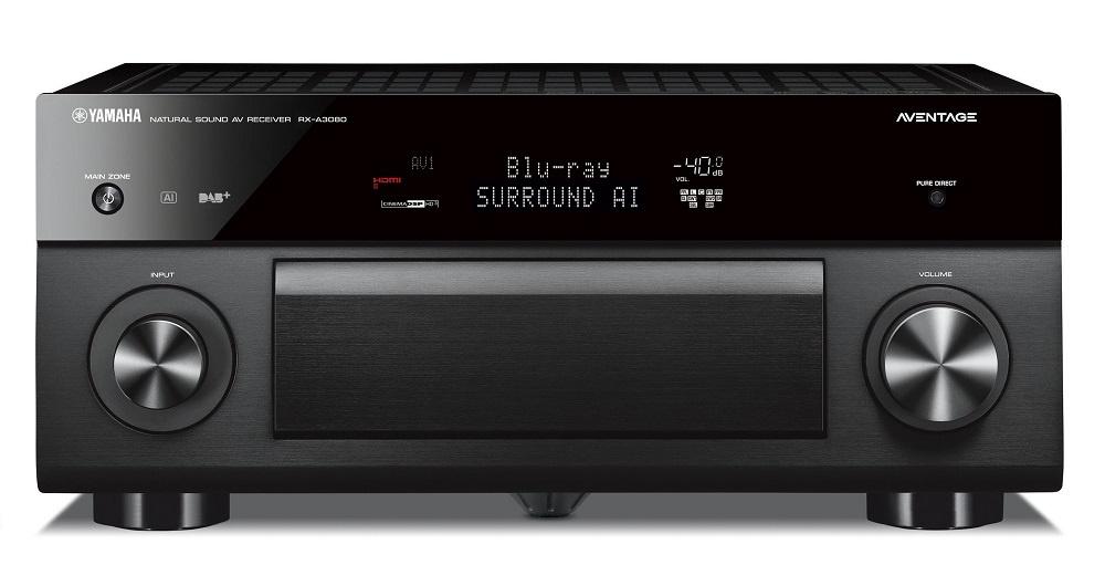 Yamaha RX-A3080 bioförstärkare, svart