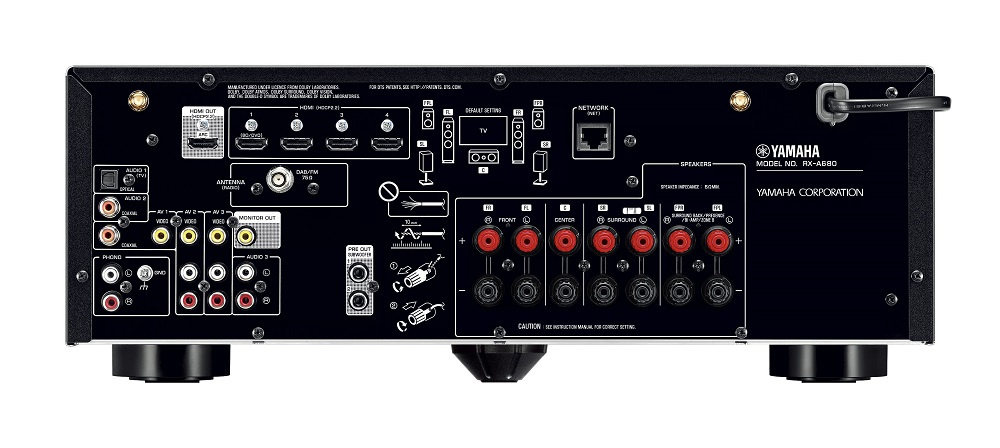 Yamaha RX-A680 hembioförstärkare, titan