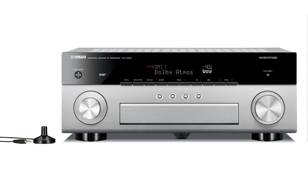 Yamaha Aventage RX-A880 bioförstärkare, titan