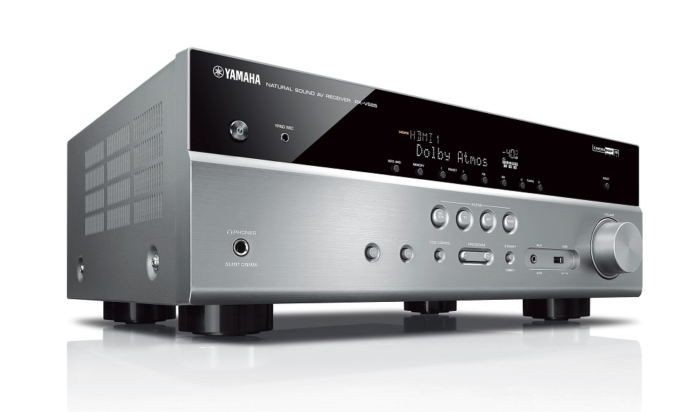 Yamaha RX-V585 bioförstärkare, titan
