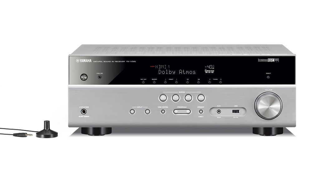 Yamaha RX-V585 bioförstärkare, titan