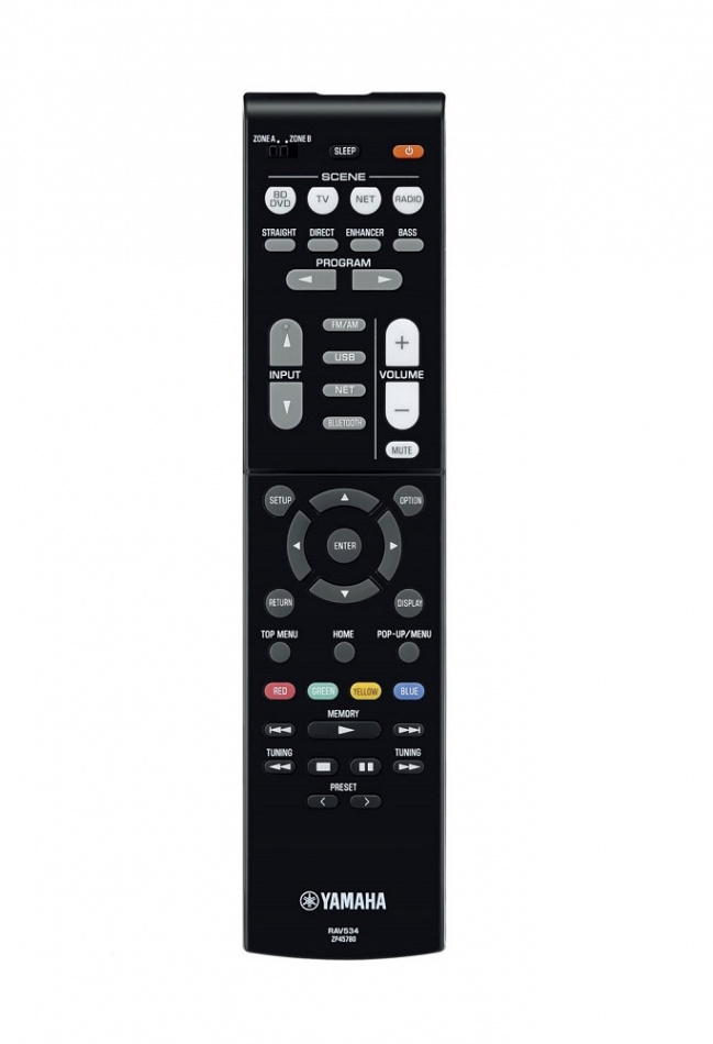 Yamaha RX-V585 bioförstärkare, titan