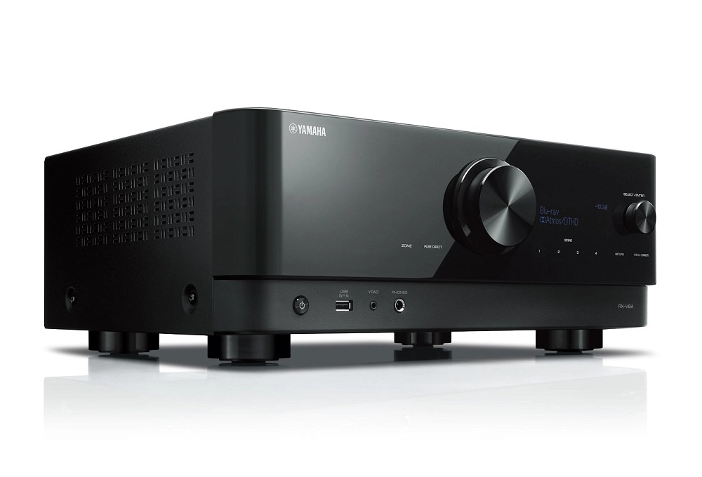 Yamaha RX-V6A hemmabioförstärkare med MusicCast, svart