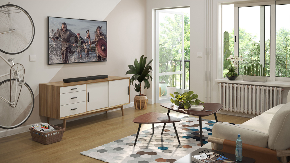 Yamaha SR-B20 soundbar med HDMI ARC & Bluetooth, svart