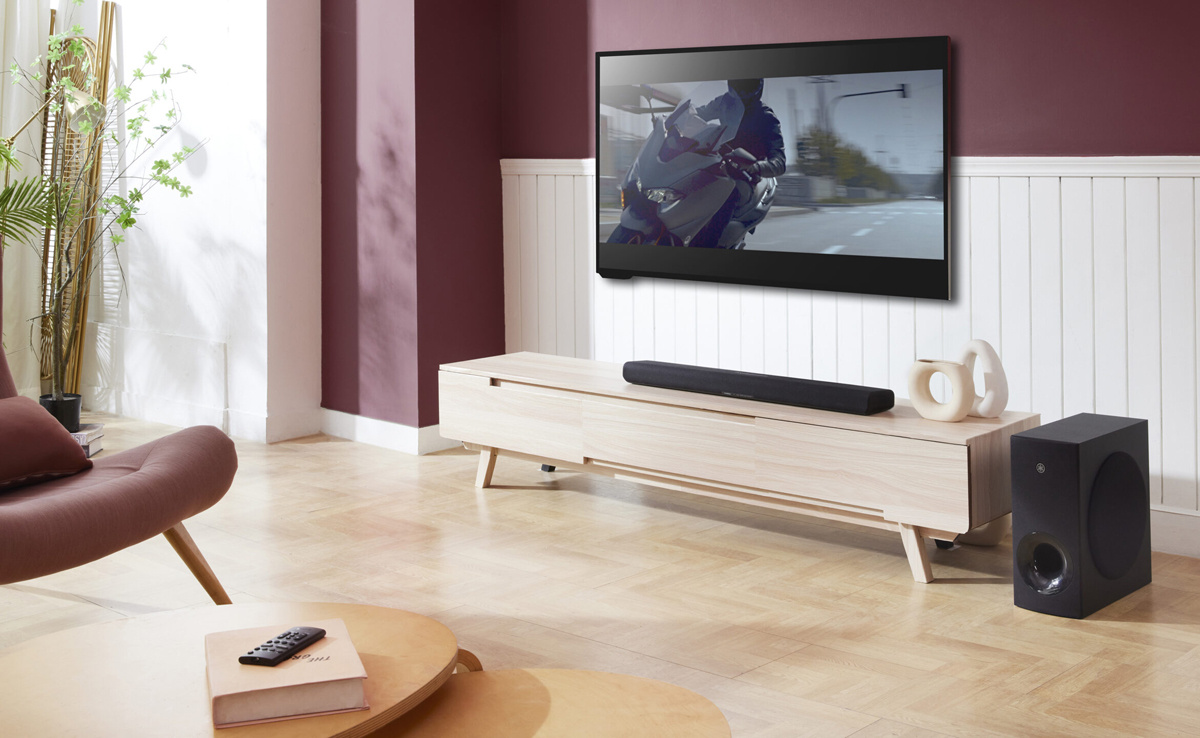 Yamaha SR-B40A soundbar med Dolby Atmos & trådlös subwoofer