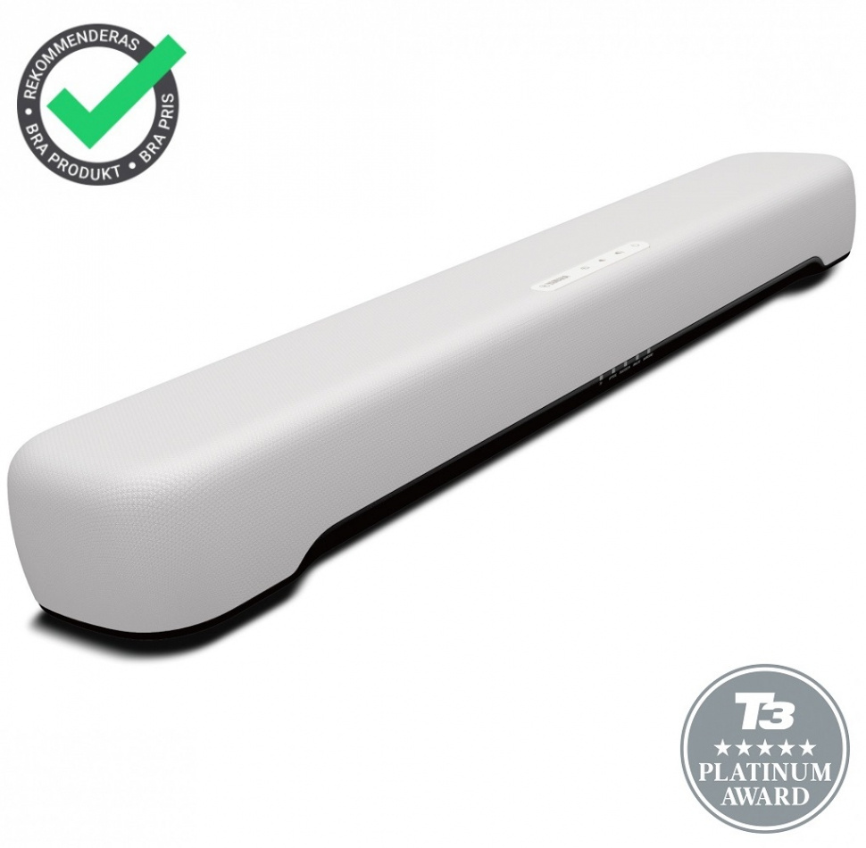 Yamaha SR-C20 soundbar med HDMI ARC & Bluetooth, vit
