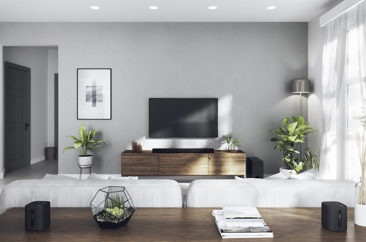 Yamaha True X Bar 40A soundbar med Dolby Atmos & eARC, grafitgrå