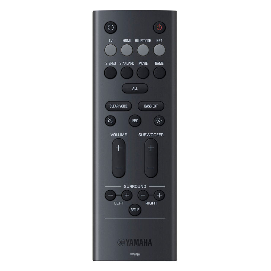 Yamaha True X Bar 40A soundbar med Dolby Atmos & eARC, grafitgrå