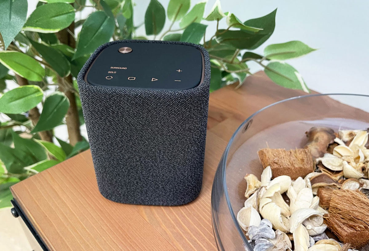 Yamaha True X WS-X1A trådlös Bluetooth/Surroundhögtalare, grafitgrå