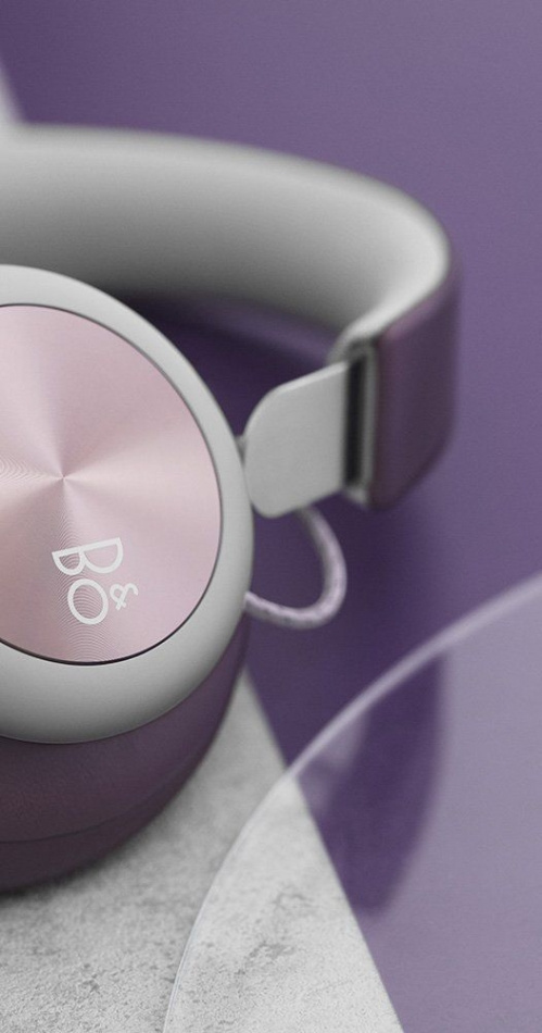 B&O Beoplay H4, sluten hörlur med Bluetooth, violet