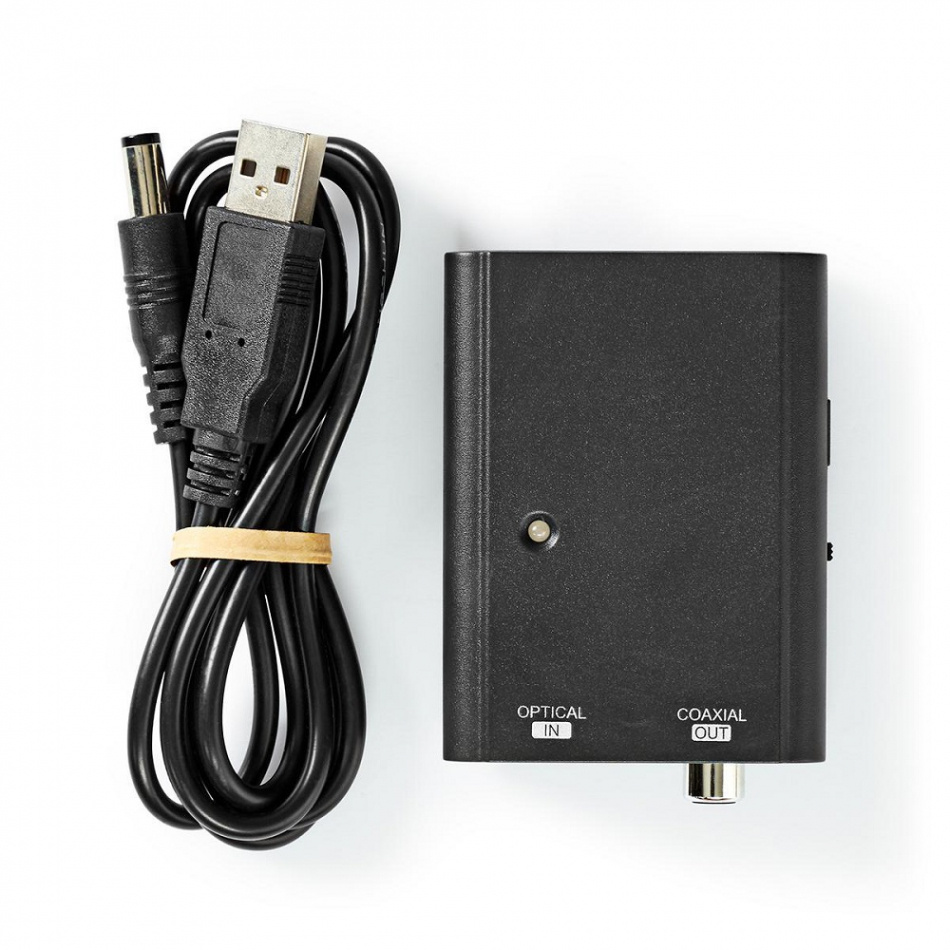 Nedis CON-2506 Digital Audio Omvandlare, optisk -> coaxial