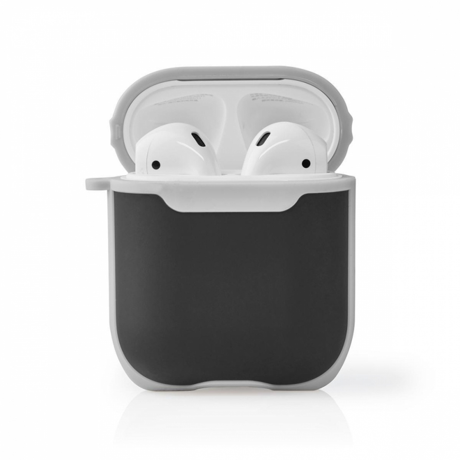 AirPods förvaringsfodral, svart/grå
