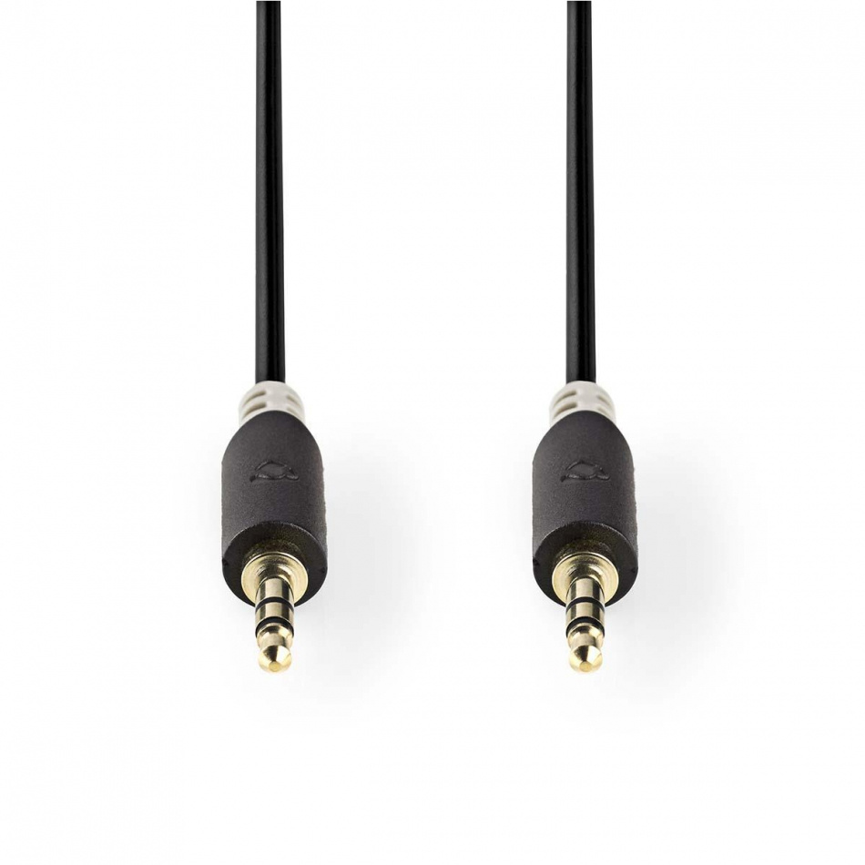 Nedis CAB-W22000, 3.5mm signalkabel 0.5 meter