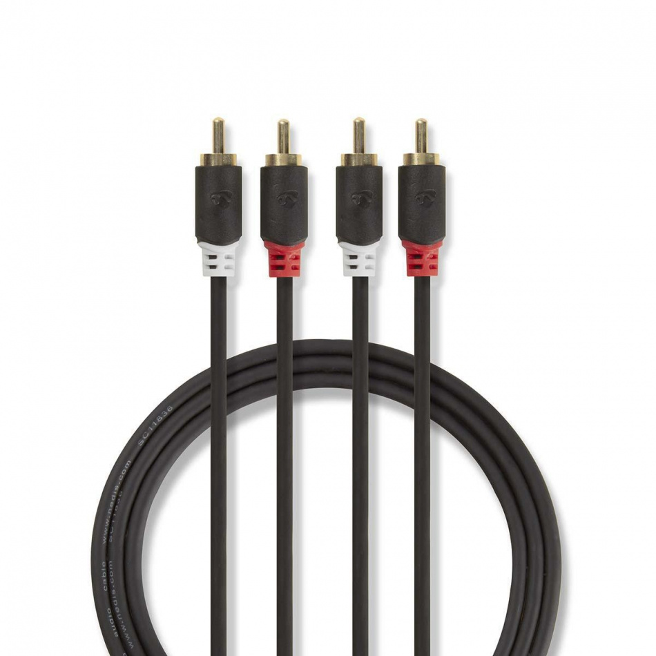 Nedis CAB-W24200 RCA ljudkabel