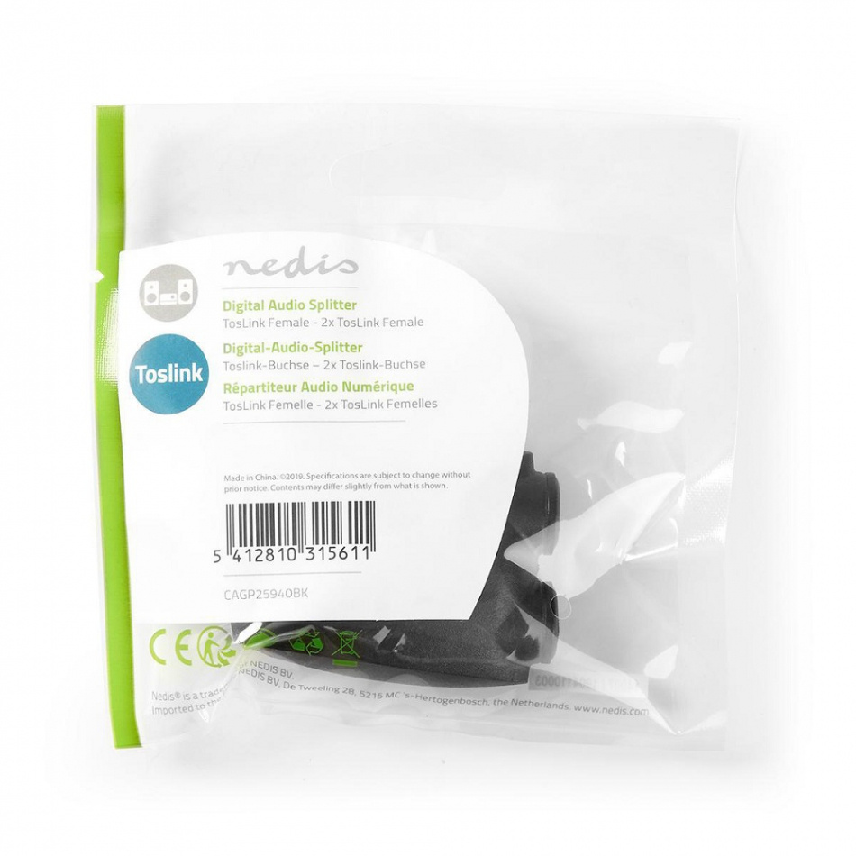 Nedis CAGB-25940 Toslink Splitter