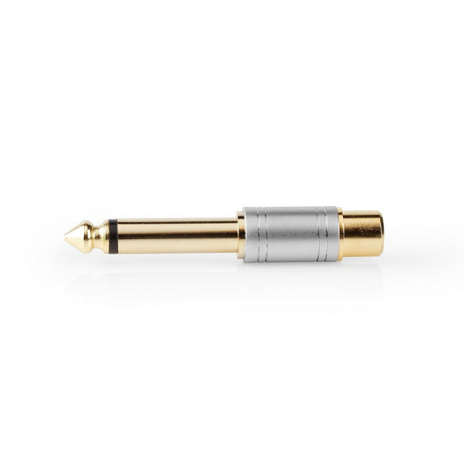 Nedis CAGC23935ME, monoadapter Tele 6.35mm hane - RCA hona